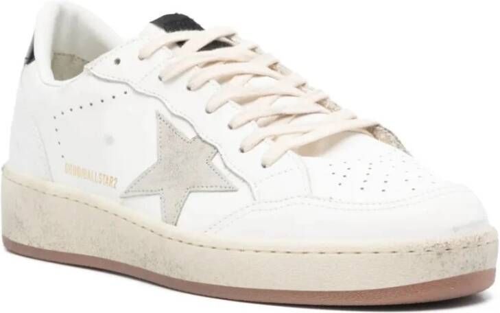 Golden Goose Ball Star Leren Sneakers White Heren