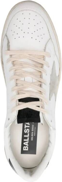 Golden Goose Ball Star Leren Sneakers White Heren