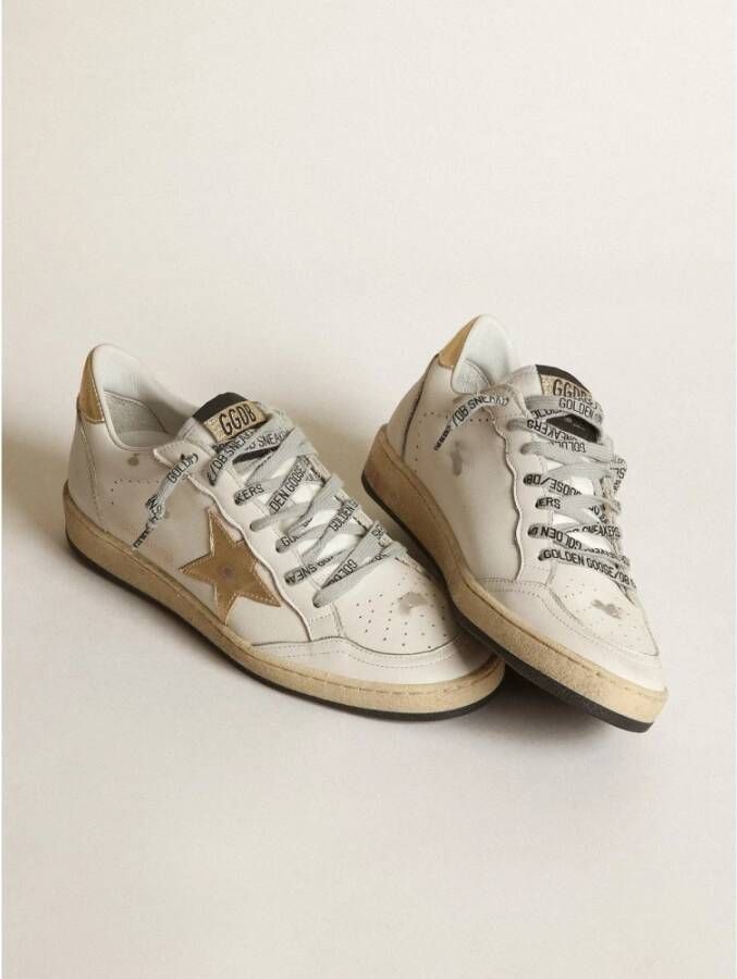 Golden Goose Ball Star Leren Sneakers Yellow Dames