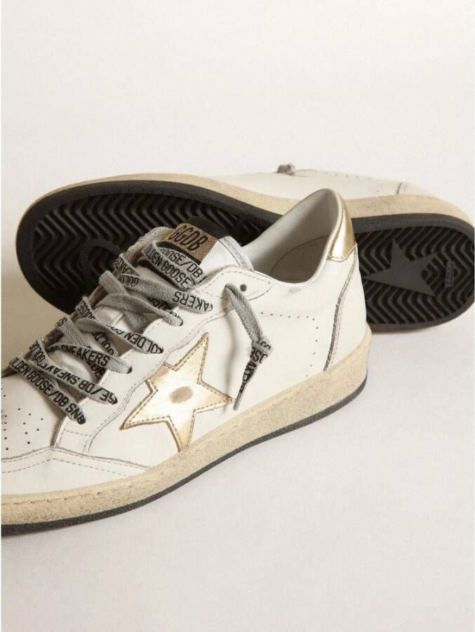 Golden Goose Ball Star Leren Sneakers Yellow Dames