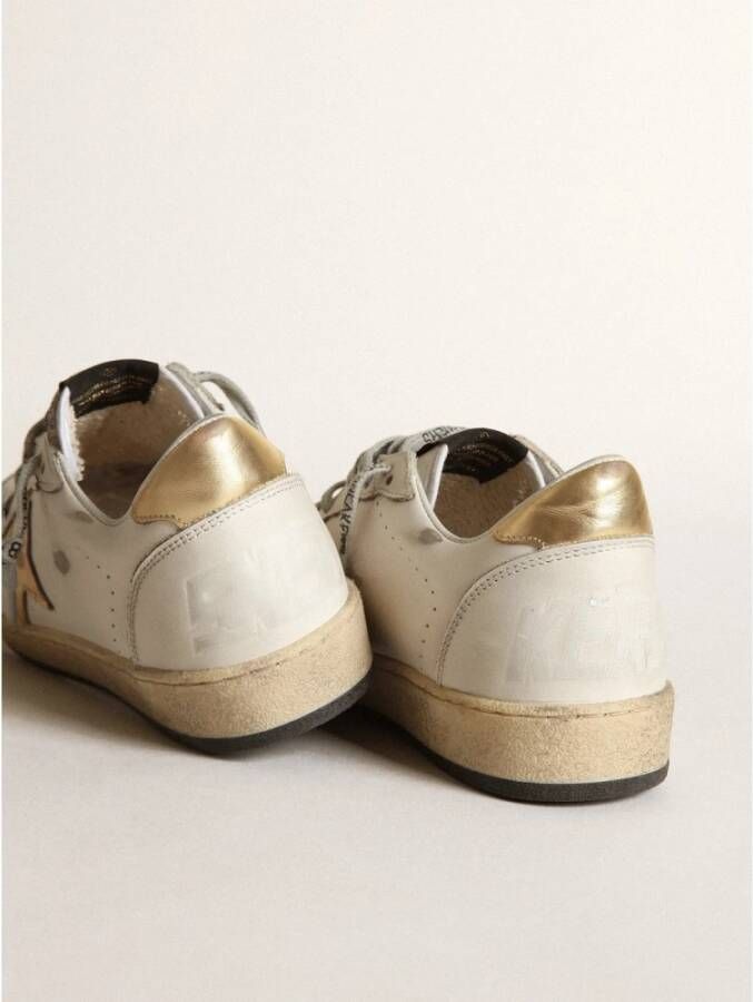 Golden Goose Ball Star Leren Sneakers Yellow Dames