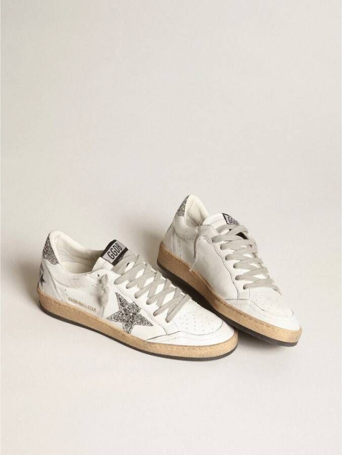 Golden Goose Ball Star Nappa Leren Sneakers White Dames