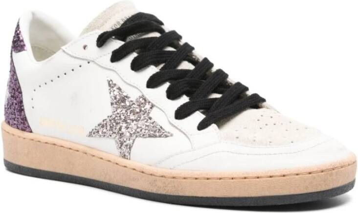 Golden Goose Ball Star Suède Leren Sneakers White Dames