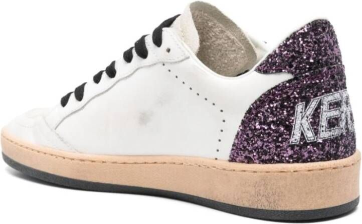 Golden Goose Ball Star Suède Leren Sneakers White Dames