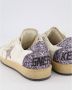 Golden Goose Glitter Sneakers met Gebarsten Leren Neus White Dames - Thumbnail 13