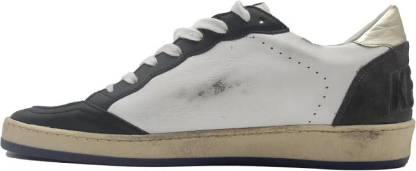 Golden Goose Ballstar White Blue Black Sneakers Multicolor Dames