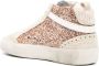 Golden Goose Beige Glitter Witte Ster Sneakers Beige Dames - Thumbnail 3