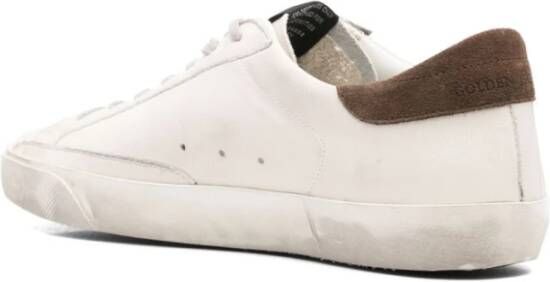 Golden Goose Beige Kalfsleren Enkellaarzen White Heren