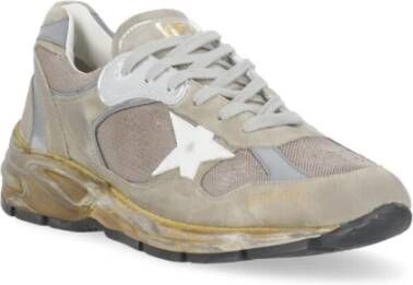 Golden Goose Beige Leren en Technische Stoffen Sneakers Beige Heren