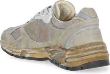 Golden Goose Beige Leren en Technische Stoffen Sneakers Beige Heren