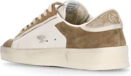 Golden Goose Beige Leren Sneakers met Iconische Ster Beige Dames