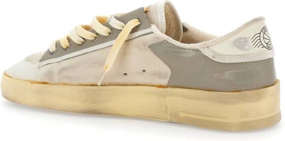 Golden Goose Beige Sneakers met Geborduurde Ster Beige Heren