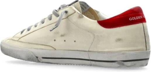 Golden Goose Beige Sneakers met Merkdetails White Heren