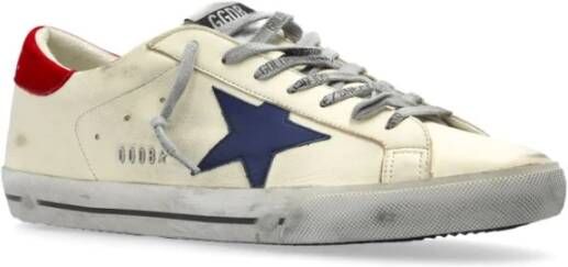 Golden Goose Beige Sneakers met Merkdetails White Heren