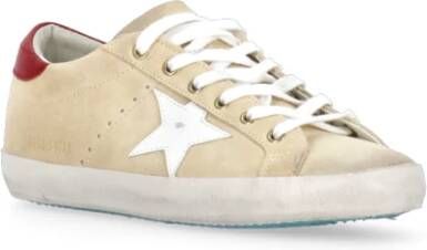 Golden Goose Beige Suède Leren Sneakers Vrouw Beige Dames