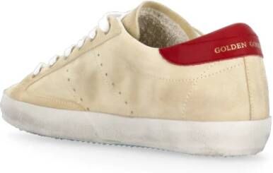 Golden Goose Beige Suède Leren Sneakers Vrouw Beige Dames