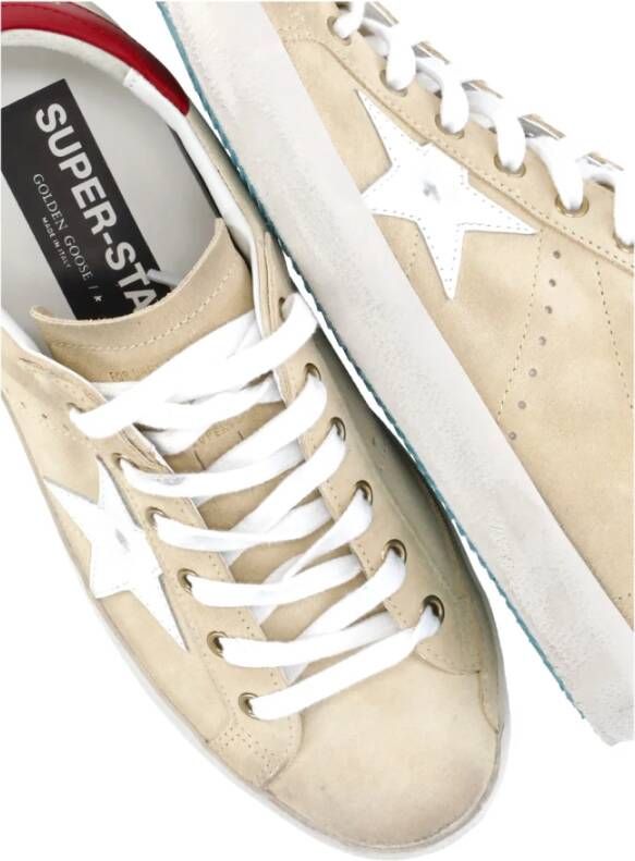 Golden Goose Beige Suède Leren Sneakers Vrouw Beige Dames