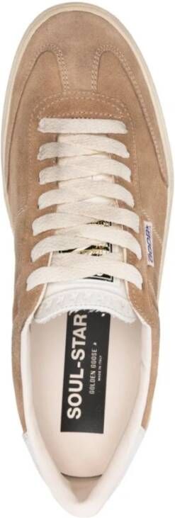 Golden Goose Beige Suède Panel Sneakers Beige Heren