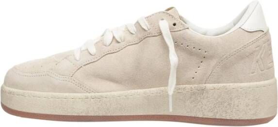 Golden Goose Beige Suède Sneakers Stijlvol Ontwerp Beige Dames