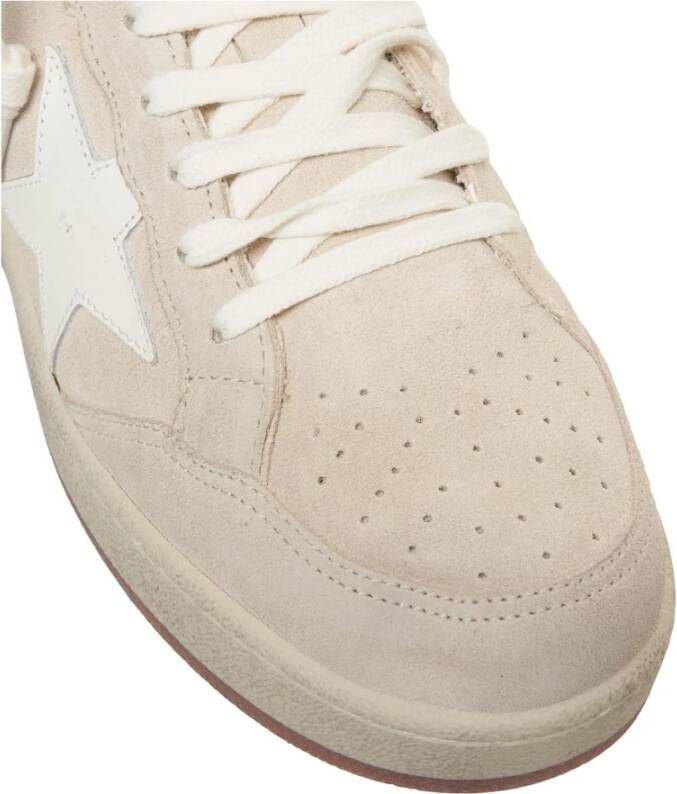 Golden Goose Beige Suède Sneakers Stijlvol Ontwerp Beige Dames