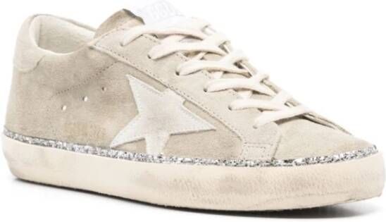 Golden Goose Beige Veterschoenen Sneakers Gray Dames