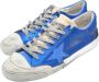 Golden Goose Blauw Metalen Superstar Sneakers Blue Heren - Thumbnail 3