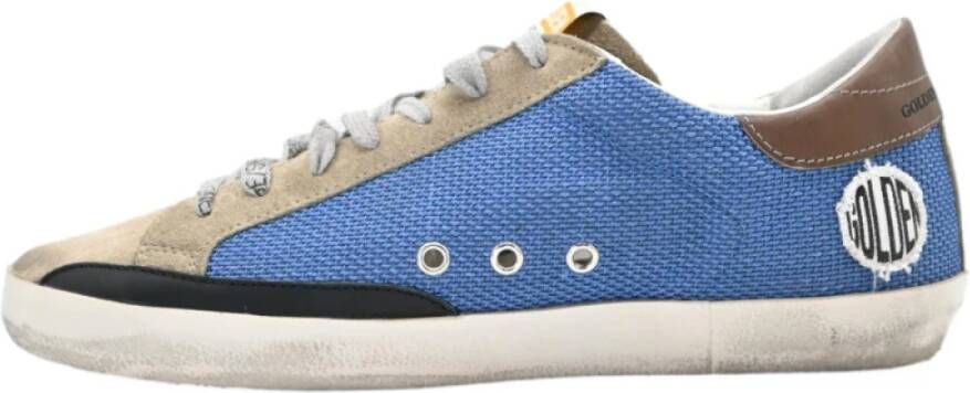 Golden Goose Blauw Zwart Ster Sneakers Multicolor Heren