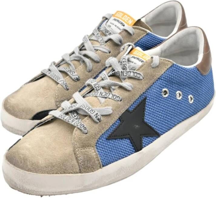 Golden Goose Blauw Zwart Ster Sneakers Multicolor Heren