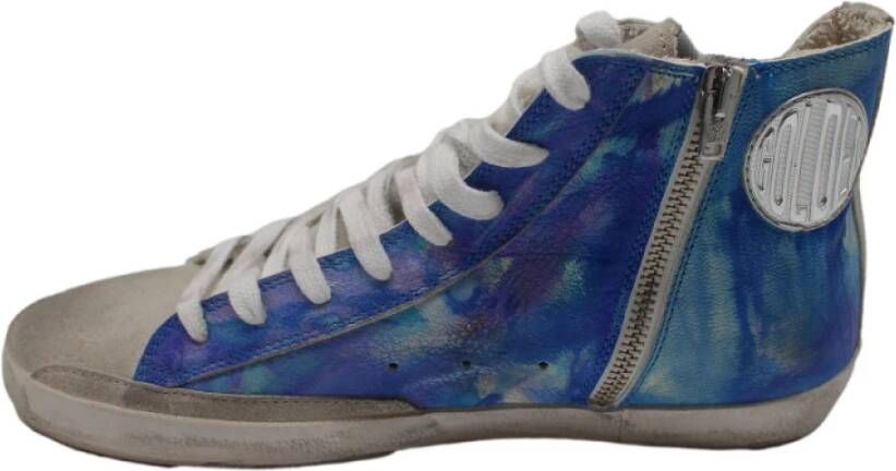 Golden Goose Blauwe Francy Sneakers Blue Dames