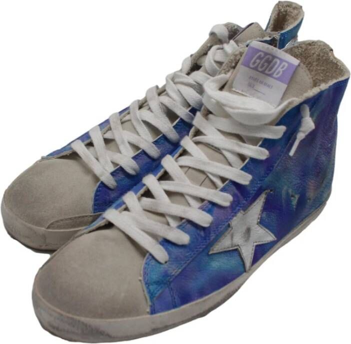 Golden Goose Blauwe Francy Sneakers Blue Dames