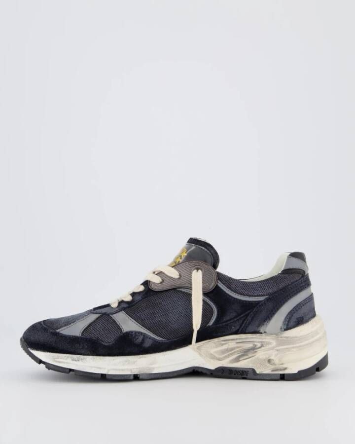 Golden Goose Blauwe Running Dad Sneakers Blue Heren