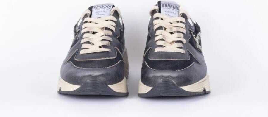 Golden Goose Blauwe Running Sole Sneakers Blue Dames