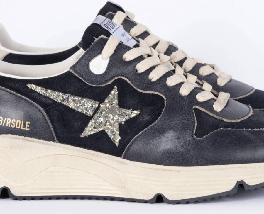 Golden Goose Blauwe Running Sole Sneakers Blue Dames