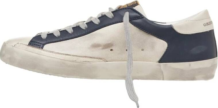 Golden Goose Blauwe Sneakers Dubbel Kwartaal Stijl Multicolor Heren