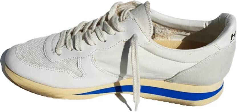 Golden Goose Blauwe Ster Leren Sneakers White Dames