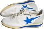 Golden Goose Blauwe Ster Leren Sneakers White Dames - Thumbnail 3