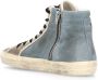 Golden Goose Blauwe Suède High-Top Sneakers Vrouw Blue Dames - Thumbnail 4