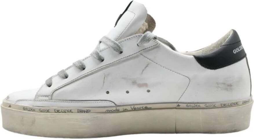 Golden Goose Bloemen Hi-Star Sneakers White Heren