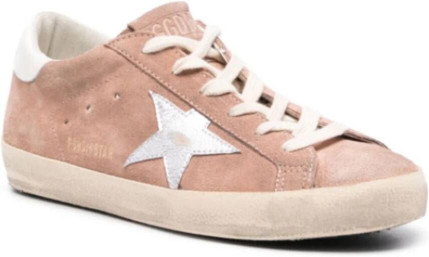 Golden Goose Blush Suede Star Sneakers Italië Pink Dames