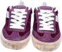 Golden Goose Bordeaux Fluweel Sneakers Ronde Neus Purple Dames - Thumbnail 3