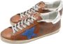 Golden Goose Bruin Blauwe Ster Sneakers Superstar Stijl Brown Heren - Thumbnail 3