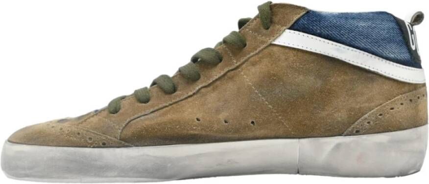 Golden Goose Bruin en Jeans Midstar Sneakers Brown Heren