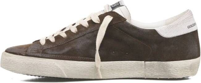 Golden Goose Bruine Klassieke Sneakers voor Mannen Brown Heren