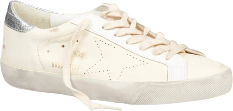 Golden Goose Bruine Super Star Sneakers White Heren