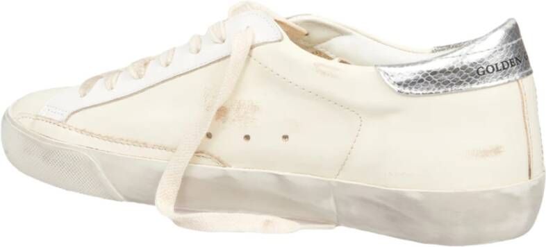 Golden Goose Bruine Super Star Sneakers White Heren