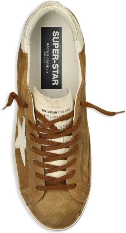 Golden Goose Bruine Sneakers met Sterpatch Brown Heren