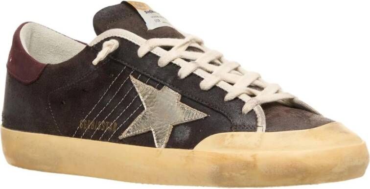 Golden Goose Bruine Sneakers met Unieke Stijl Brown Heren