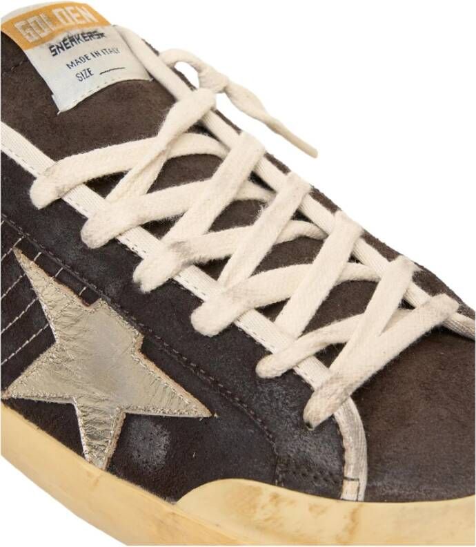 Golden Goose Bruine Sneakers met Unieke Stijl Brown Heren