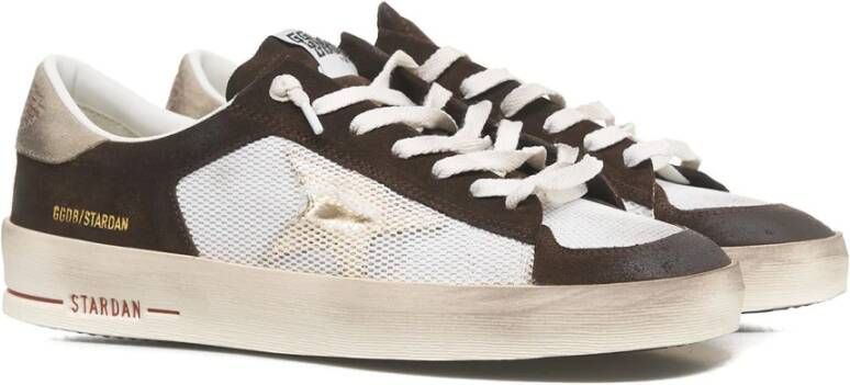 Golden Goose Bruine Sneakers voor Mannen Aw24 Brown Heren