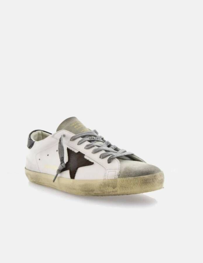 Golden Goose Bruine Ster en Hiel Sneakers White Heren